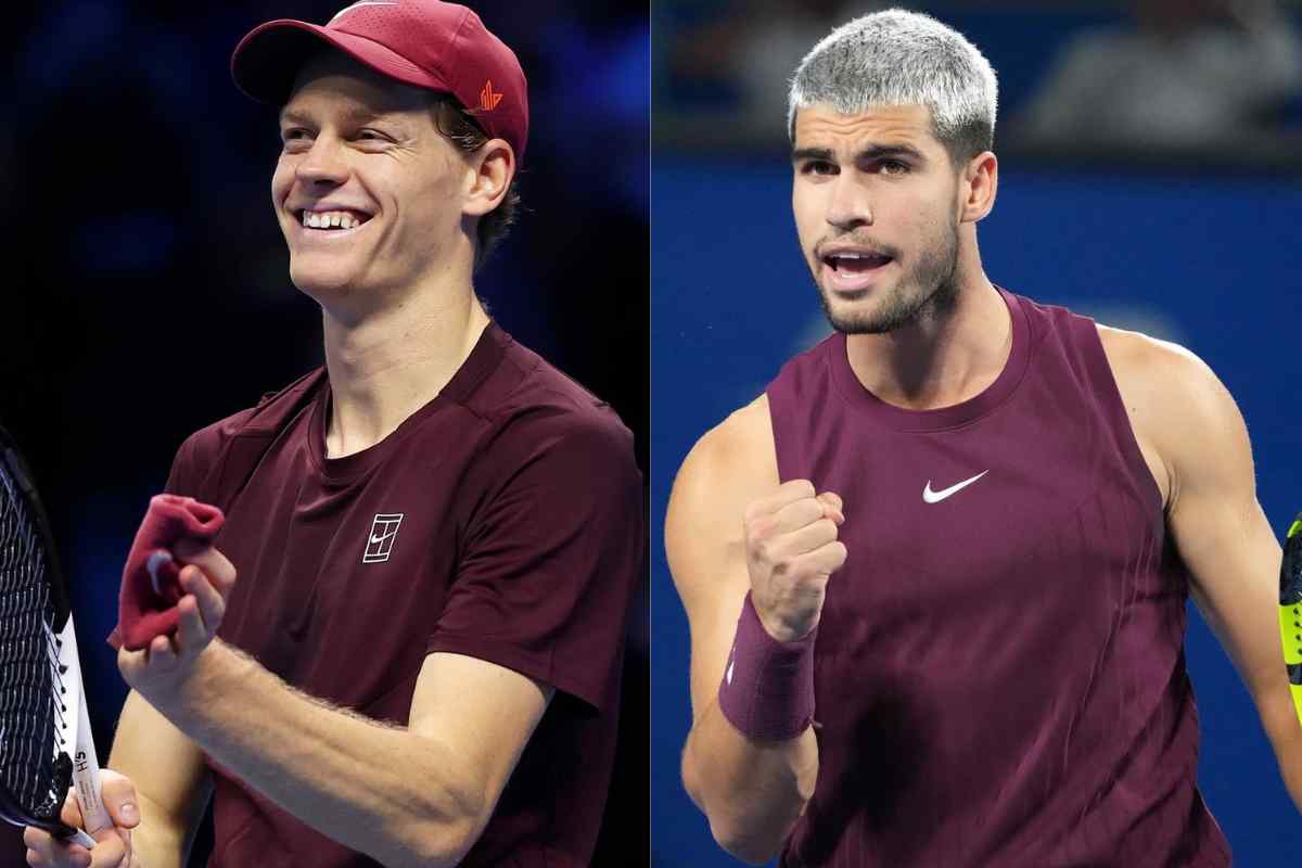 Jannik Sinner e Carlos Alcaraz