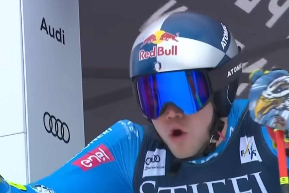 Alex Vinatzer pronto a scendere in pista